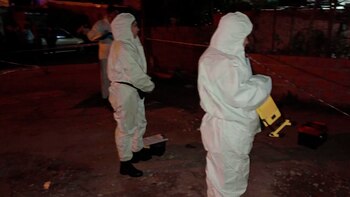 Efectivos de Policía Científica en