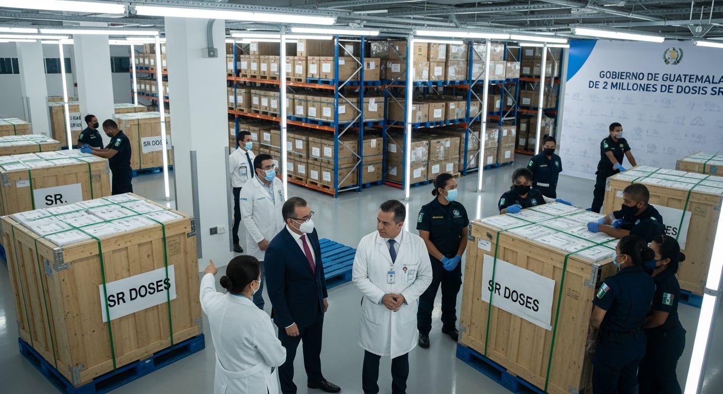 El Gobierno de Guatemala incorpora 2 millones de dosis SR para sostener la vacunación del sarampión