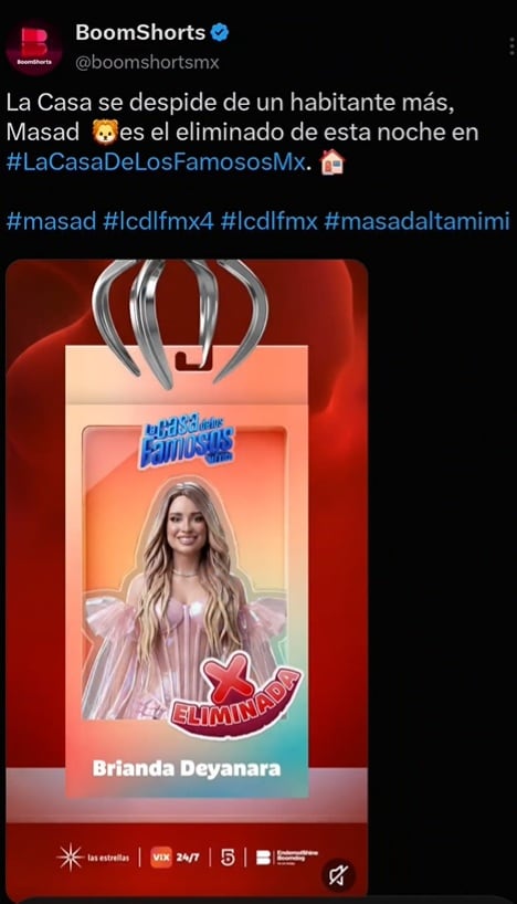 Error de la producción de Endemol sobre la eliminación de Masad Altamimi (X)