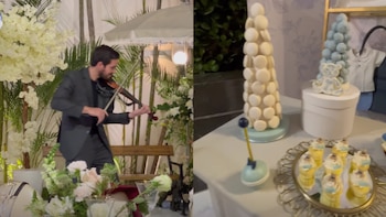 Brunella Horna y Richard Acuña