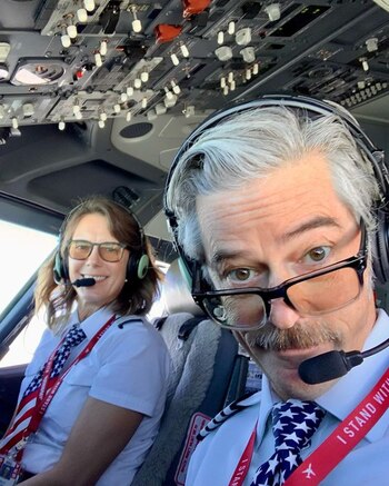 Shelley y Joel juntos durante
