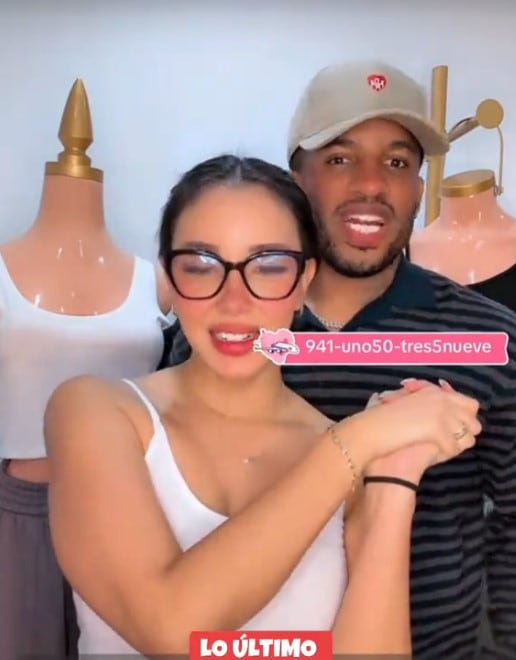 Xiomy Kanashiro bromea con sus ventas por el cumpleaños de Farfán y él responde: “Mucha galaxia”. Captura: Tiktok.