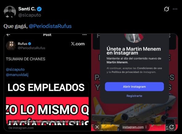 El tuit de Santiago Caputo contra una cuenta anónima que en su entorno atribuyeron al karinismo