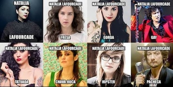 El formato intenta comparar a Natalia con otros cantantes, de manera burlona y hasta ofensiva (Archivo)