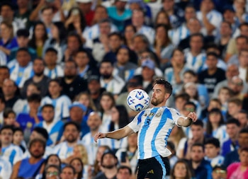Nicolás Tagliafico rompió un récord y llegó a 76 partidos con la selección argentina (REUTERS/Matias Baglietto)