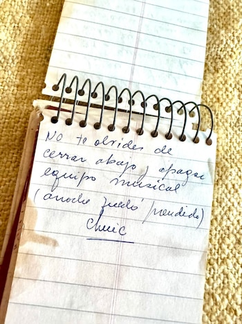 La tierna nota que le