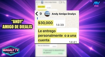 “Nunca me había pegado”: ex de Diealis cuenta su verdad entre lágrimas. Captura: Magaly TV La Firme.