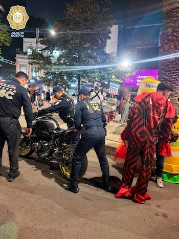 La SSC coordinó el operativo con los Centros de Comando y Control de las cinco zonas de la capital. (X @SSC_CDMX)