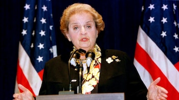 Murió Madeleine Albright, la primera
