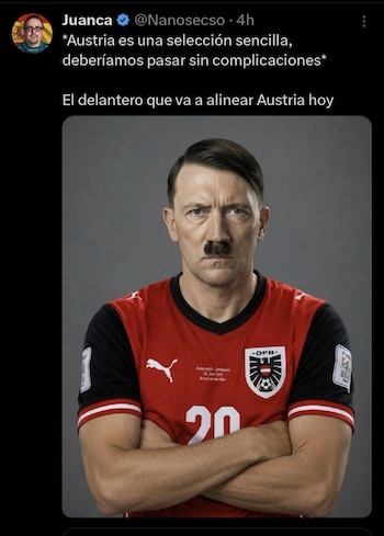 Meme España - Austria. (X)