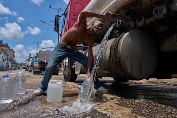 Crisis de agua en Cuba -
