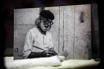 Vista de una fotografía del