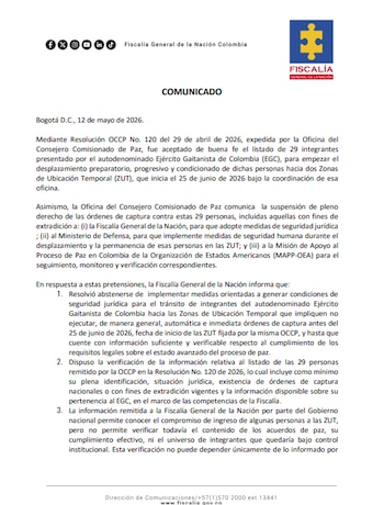 Fiscalía - crédito Fiscalía