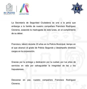 Comunicado de la Secretaría de