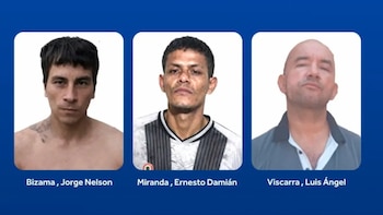 Buscan intesamente a tres presos