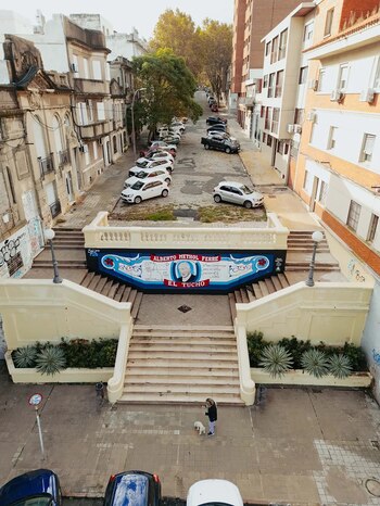 mural Methol Ferré - Parque Rodó - Montevideo