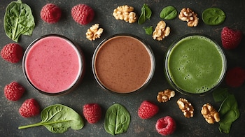 Los licuados proteicos, al integrar