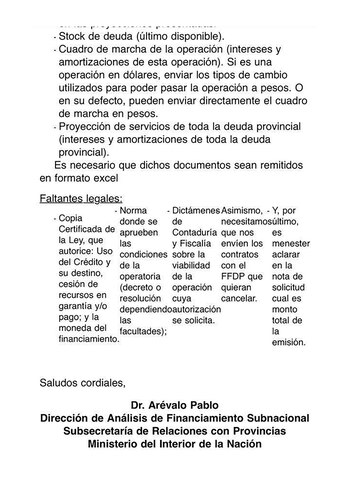 La respuesta de Nación a