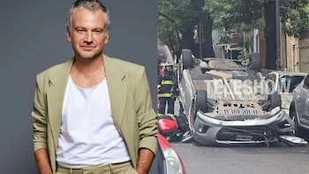 El impactante vuelco del actor Guillermo Pfening con su vehículo: “Estoy bien pero el auto está destrozado”