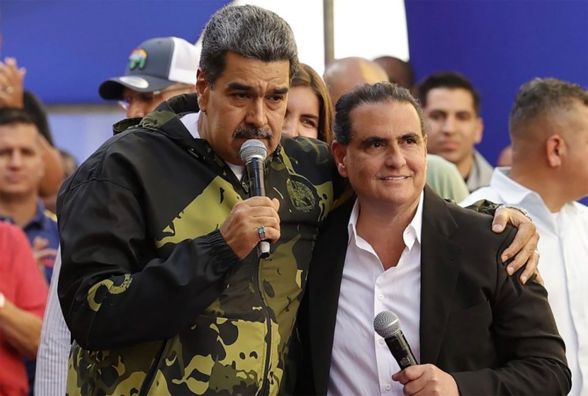 Nicolás Maduro junto a su presunto testaferro Alex Saab