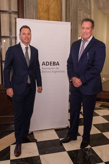 Con su hijo Jorge Pablo