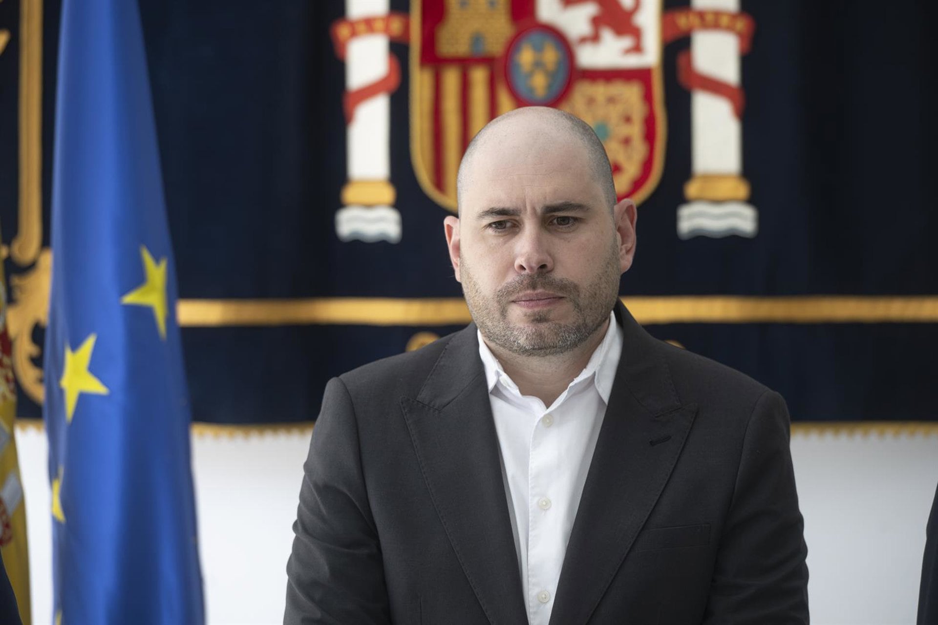 08/09/2026 El delegado del Gobierno en Ceuta, Miguel Ángel Pérez Triano, ofrece una rueda de prensa con motivo del inicio del curso escolar en Ceuta, en la Delegación del Gobierno en Ceuta, a 9 de septiembre de 2026, en Ceuta (España). La vuelta a las aulas coincide con una situación excepcional tras la crisis migratoria registrada desde finales de julio. El Ministerio ha reforzado la seguridad en los 35 centros educativos de la ciudad autónoma para garantizar el inicio de las clases.
POLITICA
Marcos Moreno - Europa Press