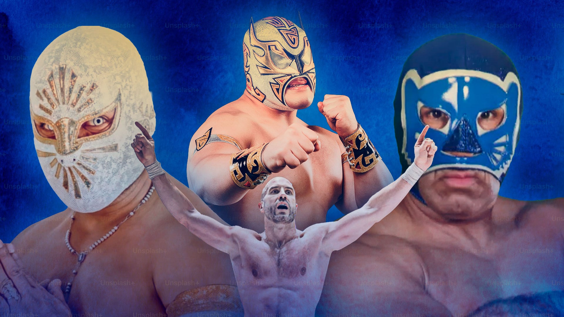 El suizo de AEW reconoció su admiración por el CMLL y los luchadores enmascarados pero aseguró que ganar el campeonato Pesado a Gran Guerrero sería un logro histórico en su carrera. (Ilustración: Jovani Pérez)