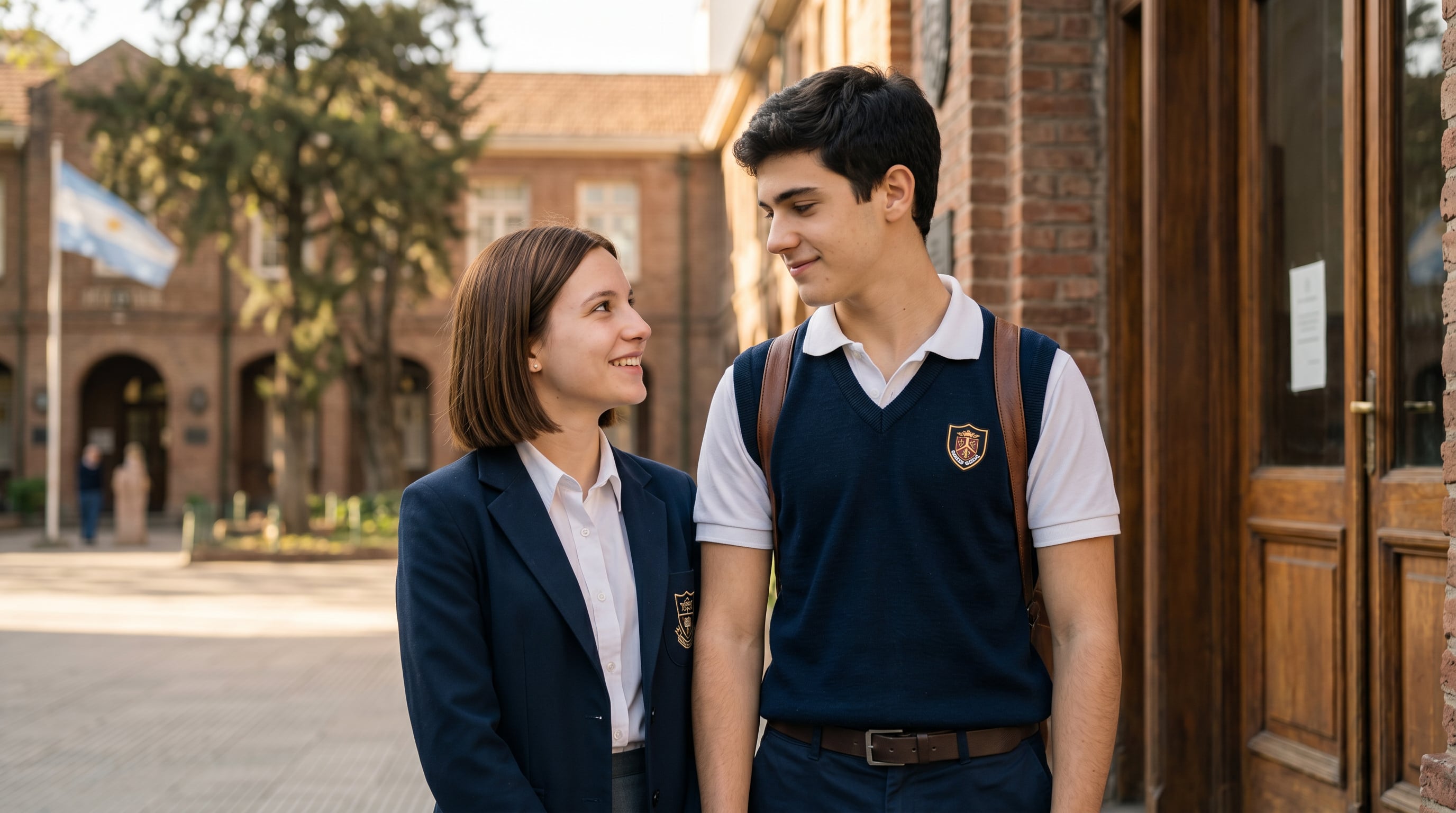 Martina y Leopoldo se conocían y gustaban desde los tiempos de la secundaria, donde cada tanto se besaban