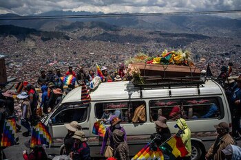 Los partidarios del ex presidente