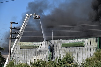 Incendio en Francisco Álvarez