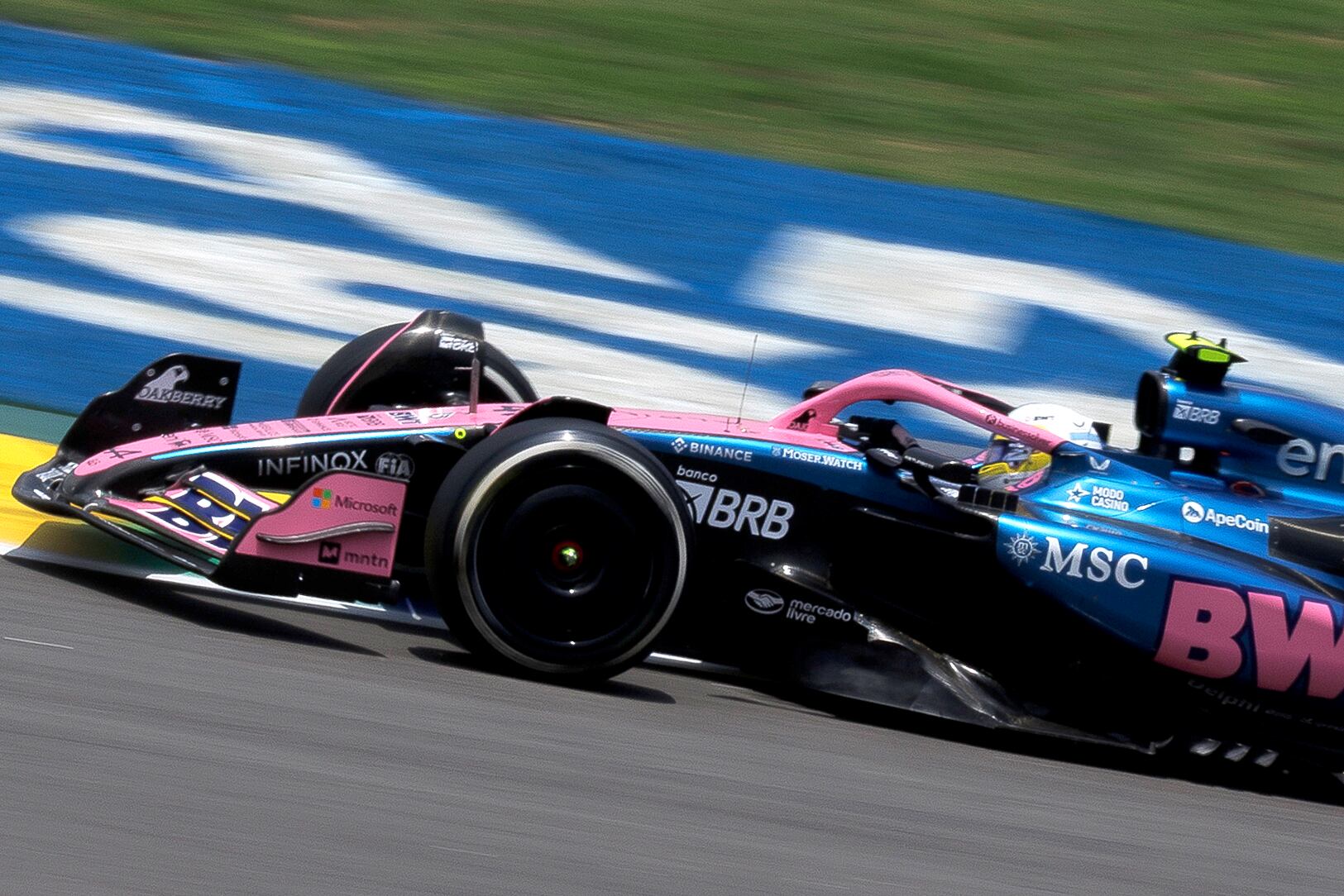 Franco Colapinto en el circuito de Interlagos (EFE/ Isaac Fontana)