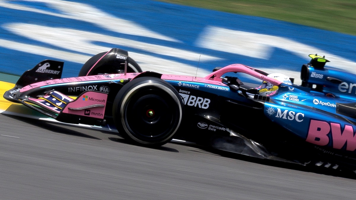 Franco Colapinto en el circuito de Interlagos durante la jornada del Gran Premio de Brasil