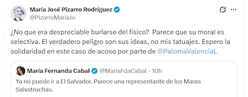 Pizarro respondió a las críticas