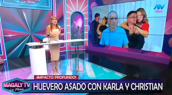 Rafael Fernández revela que Pamela Franco tenía pruebas contra Christian Domínguez. Captura: Magaly TV La Firme.
