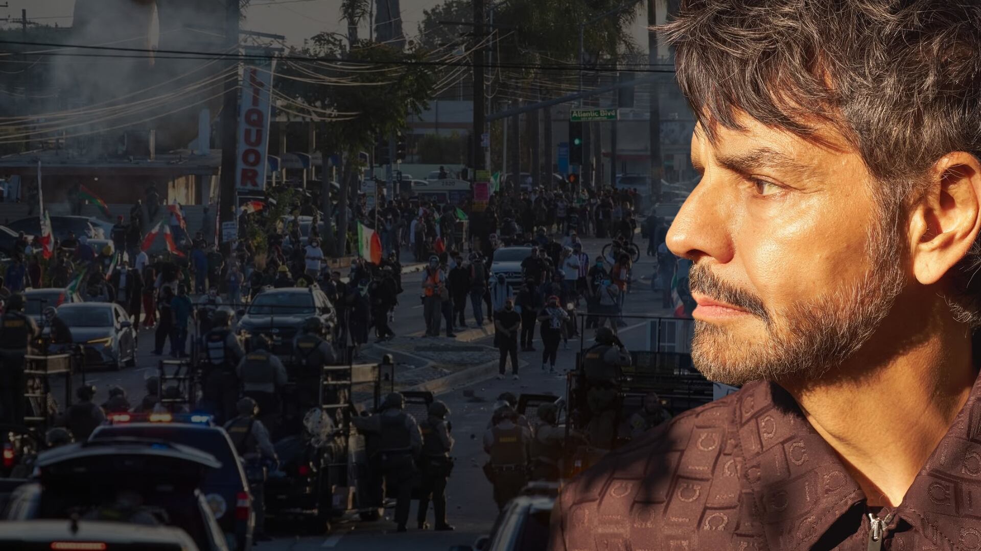 Eugenio Derbez aclara que la distancia con Rosaldo es solo por motivos laborales y no por una separación(Fotos: @ederbez, @fabiolaschirrmeister, Instagram)