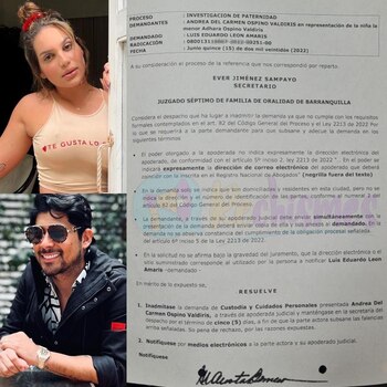 Demanda de Andrea Valdiri contra