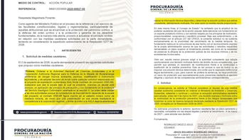 Santurbán: Procuraduría respaldó cautelar para evitar un vacío de protección ambiental - crédito @ComiteSanturban/X