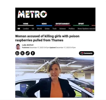 El diario 'Metro' de Inglaterra