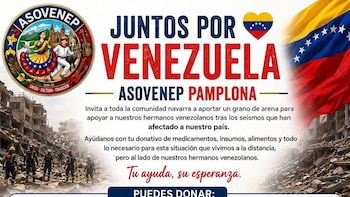 La Iglesia en Navarra recauda fondos y productos de primera necesidad para ayudar a Venezuelta tras los terremotos
