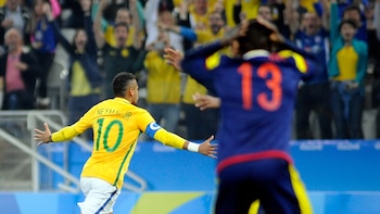 Brasil superó a Colombia 2-0 en los cuartos de final de los Juegos Olímpicos de Rio de Janeiro 2016, en un juego marcado por la tensión entre ambos planteles - crédito EFE