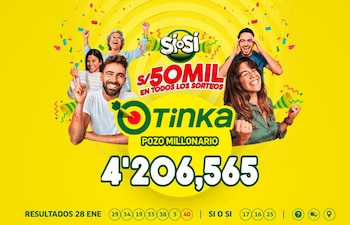¿Hubo ganador en La Tinka?