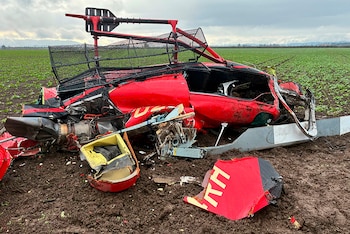 Tres muertos en una colisión de helicópteros en Oregón EEUU