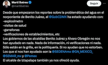 Martí Batres-CDMX-Agua contaminada-México-11 de abril