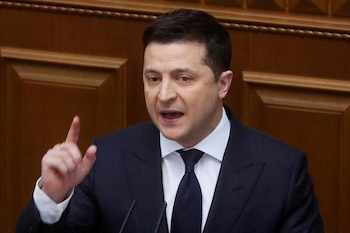 El Presidente de Ucrania, Volodimir