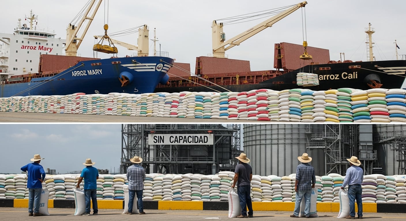 Importan 10.000 toneladas y saturan silos: productores de arroz venezolanos quedan sin compradores. (Imagen Ilustrativa Infobae)