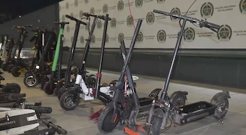 Robo de patinetas eléctricas