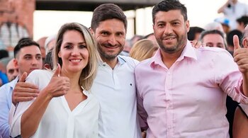 Carolina Losada y Maximiliano Pullaro