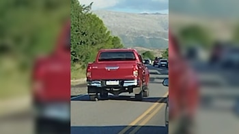 Una conductora realizó maniobras temerarias