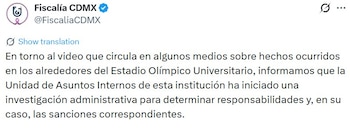 La Fiscalía General de Justicia