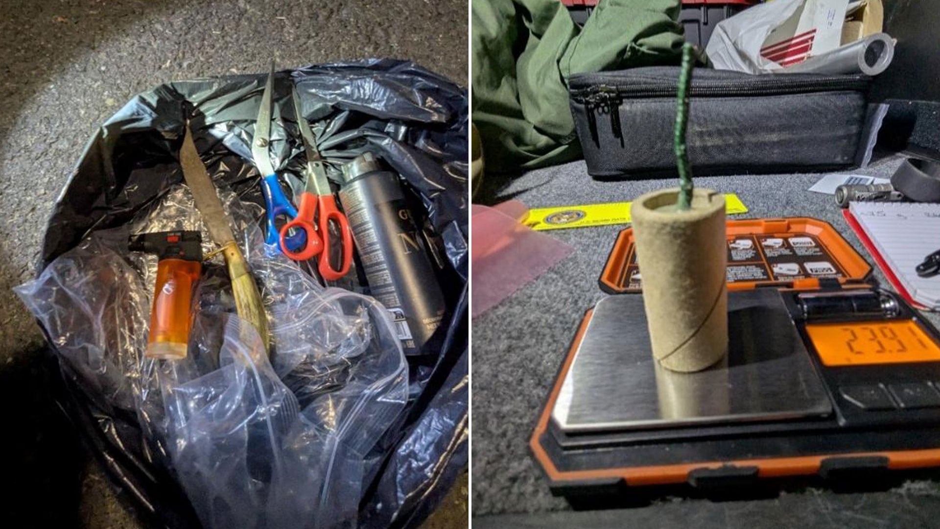 Kimani Osayande Jones fue arrestado en el Aeropuerto Internacional de Sacramento tras el hallazgo de un artefacto explosivo viable en su equipaje de mano. (@EDCAnews)